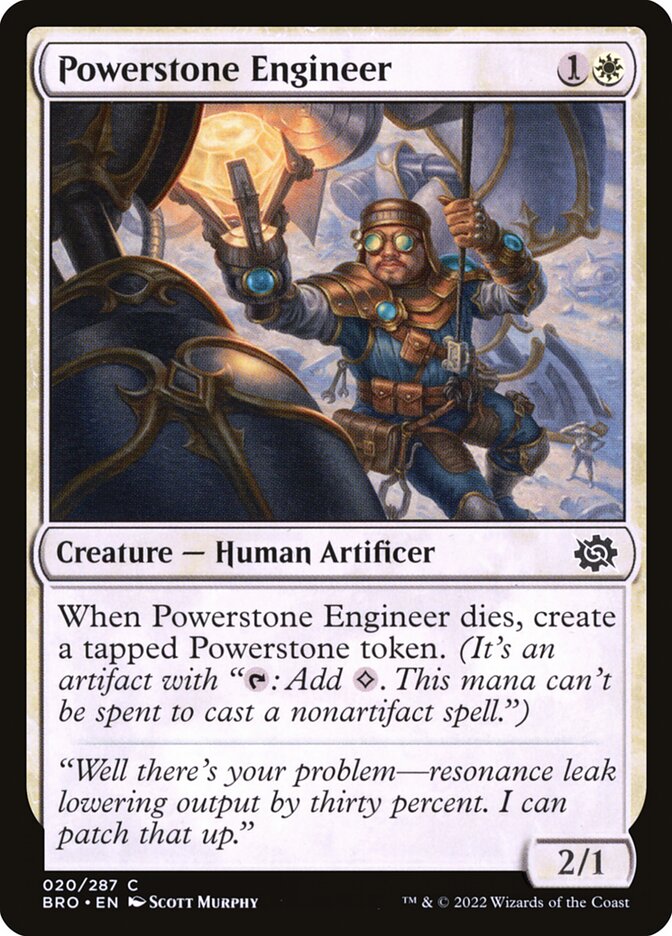 Powerstone Engineer - The Brothers' War (Common) [BRO-20]