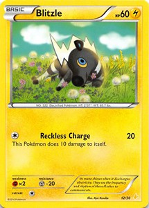 Blitzle - XY Trainer Kit: Pikachu Libre & Suicune (Fixed) [TK9-P-12] Hover Image