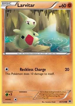Larvitar - Fates Collide (Common) [FCO-40] Hauptbild