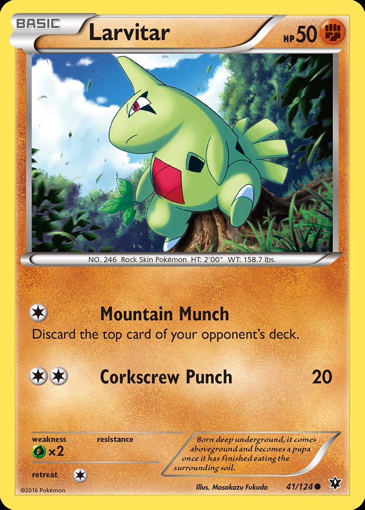 Larvitar - Fates Collide (Common) [FCO-41] Main image