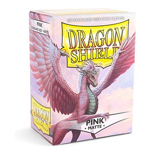 100 Dragon Shield Sleeves - Matte Pink Imagen principal del producto