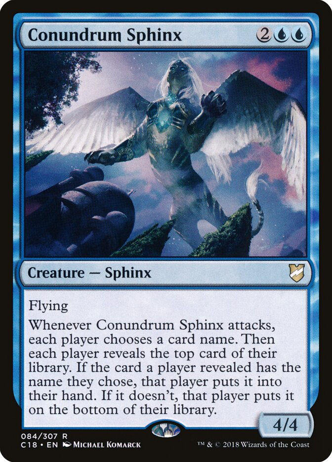 Conundrum Sphinx - Commander 2018 (Rare) [C18-84] Hauptbild