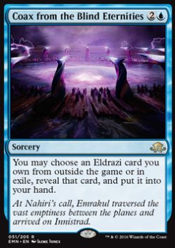 Coax from the Blind Eternities - Eldritch Moon (Rare) [EMN-51] Hoofdafbeelding