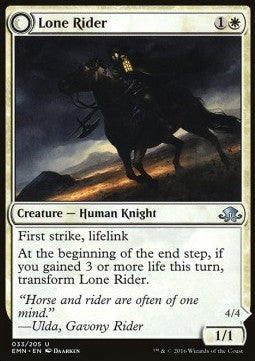 Lone Rider / It That Rides as One - Eldritch Moon (Uncommon) [EMN-33] Hoofdafbeelding