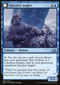 Grizzled Angler / Grisly Anglerfish - Eldritch Moon (Uncommon) [EMN-63] Hoofdafbeelding
