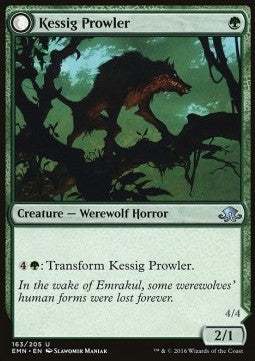 Kessig Prowler / Sinuous Predator - Eldritch Moon (Uncommon) [EMN-163]