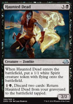 Haunted Dead - Eldritch Moon (Uncommon) [EMN-92] Hover Image