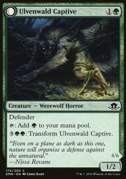 Ulvenwald Captive / Ulvenwald Abomination - Eldritch Moon (Common) [EMN-175] Imagen principal del producto