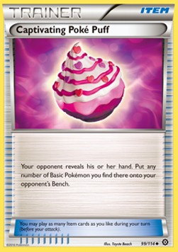 Captivating Poké Puff - Steam Siege (Uncommon) [STS-99] Hover Image