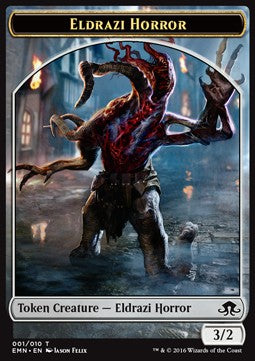 Eldrazi Horror Token (Colorless 3/2) - Eldritch Moon (Token) [EMN-T1] Imagen principal del producto