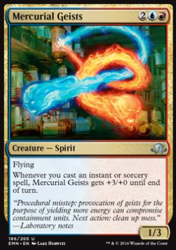 Mercurial Geists - Eldritch Moon (Uncommon) [EMN-186] Hover Image