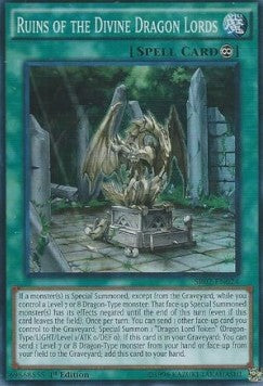 Ruins of the Divine Dragon Lords - Structure Deck: Rise of the True Dragons (Super Rare) [SR02-024] Image principale du produit
