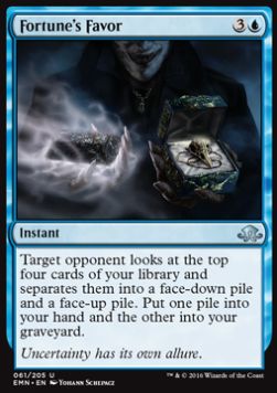 Fortune's Favor - Eldritch Moon (Uncommon) [EMN-61] Immagine principale del prodotto