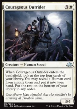Courageous Outrider - Eldritch Moon (Uncommon) [EMN-18] Imagen principal del producto