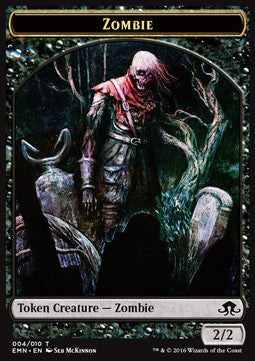 Zombie Token (Black 2/2) (V.2) - Eldritch Moon (Token) [EMN-T4]