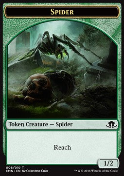 Spider Token (Green 1/2) - Eldritch Moon (Token) [EMN-T8]