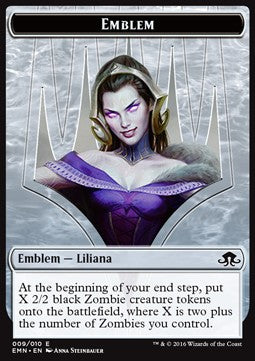 Liliana, the Last Hope Emblem - Eldritch Moon (Token) [EMN-T9]