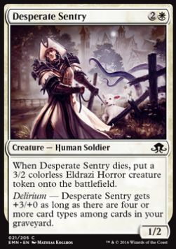 Desperate Sentry - Eldritch Moon (Common) [EMN-21] Imagen principal del producto