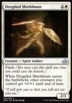 Drogskol Shieldmate - Eldritch Moon (Uncommon) [EMN-22] Imagen principal del producto