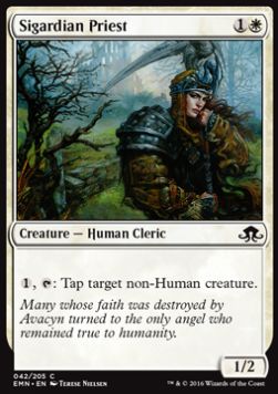 Sigardian Priest - Eldritch Moon (Common) [EMN-42] Hover Image