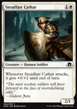 Steadfast Cathar - Eldritch Moon (Common) [EMN-44]