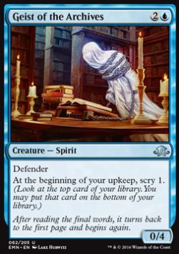 Geist of the Archives - Eldritch Moon (Uncommon) [EMN-62] Immagine principale del prodotto