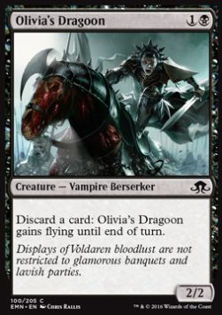 Olivia's Dragoon - Eldritch Moon (Common) [EMN-100] Hover Image