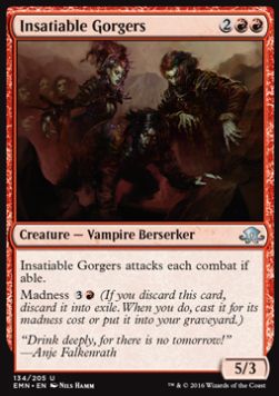 Insatiable Gorgers - Eldritch Moon (Uncommon) [EMN-134] Imagen principal del producto