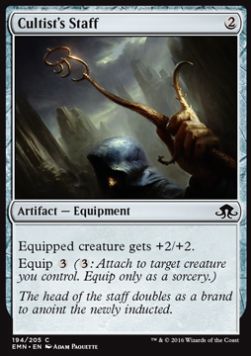 Cultist's Staff - Eldritch Moon (Common) [EMN-194] Hover Image