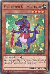 Performapal Bot-Eyes Lizard - The Dark Illusion (Common) [TDIL-001] Main image