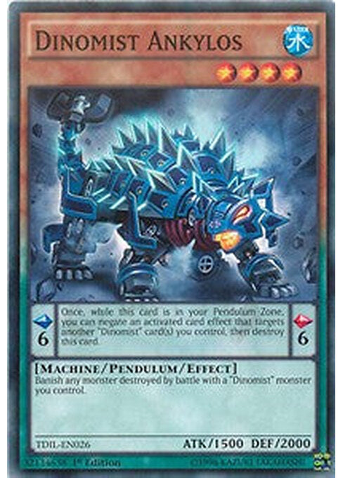 Dinomist Ankylos — The Dark Illusion (TDIL-026) Yu-Gi-Oh! card Hauptbild