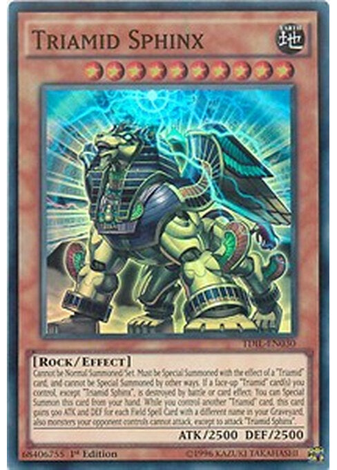 Triamid Sphinx — The Dark Illusion (TDIL-030) Yu-Gi-Oh! card Hauptbild