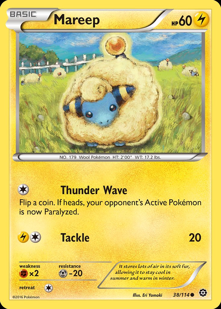 Mareep - Steam Siege (Common) [STS-38] Hoofdafbeelding