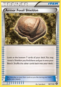 Armor Fossil Shieldon - Steam Siege (Uncommon) [STS-98] Hover Image