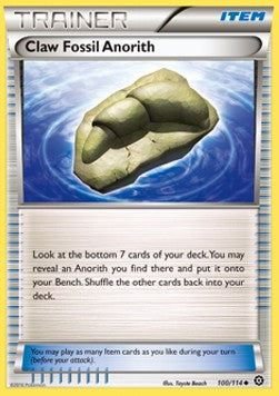 Claw Fossil Anorith - Steam Siege (Uncommon) [STS-100] Hover Image