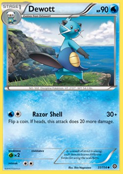 Dewott - Steam Siege (Uncommon) [STS-31] Hover Image