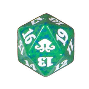 Magic Eldritch Moon spindown D20 levensteller in groen Hoofdafbeelding
