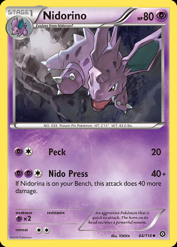 Nidorino - Steam Siege (Uncommon) [STS-44] Hoofdafbeelding