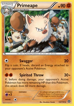 Primeape - Steam Siege (Rare) [STS-53] Hover Image