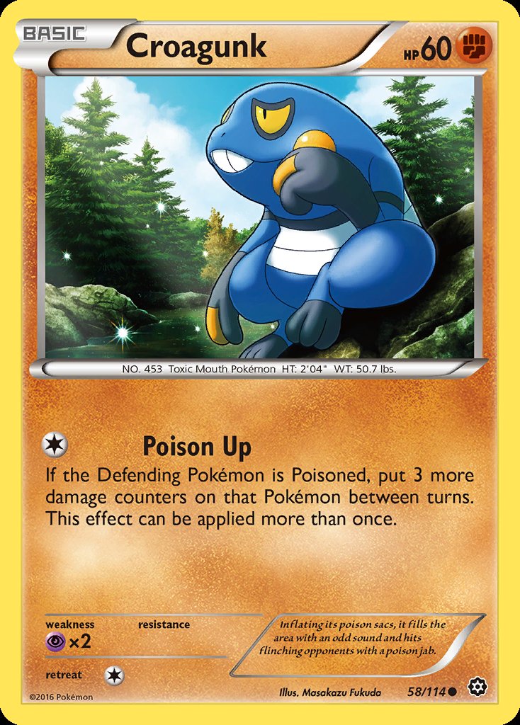 Croagunk - Steam Siege (Common) [STS-58] Immagine principale del prodotto