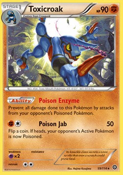 Toxicroak - Steam Siege (Rare) [STS-59] Hover Image