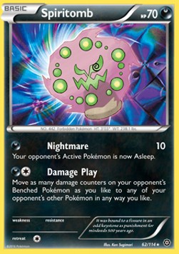 Spiritomb - Steam Siege (Rare) [STS-62] Imagen principal del producto