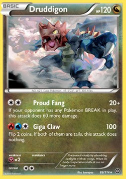 Druddigon - Steam Siege (Rare) [STS-83] Imagen principal del producto