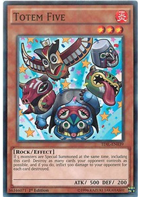 Totem Five — The Dark Illusion (TDIL-039) Yu-Gi-Oh! card Hauptbild