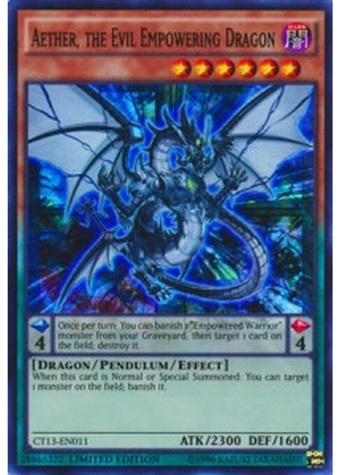 Aether, the Evil Empowering Dragon — 2016 Mega-Tins (CT13-011) Yu-Gi-Oh! card Image principale du produit