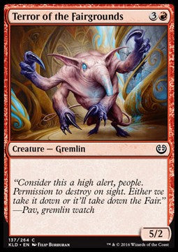 Terror of the Fairgrounds - Kaladesh (Common) [KLD-137] Image principale du produit