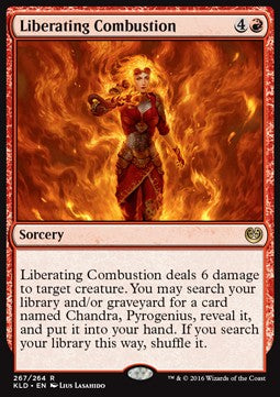 Liberating Combustion - Kaladesh (Rare) [KLD-267] Imagen principal del producto