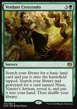 Verdant Crescendo - Kaladesh (Rare) [KLD-273] Imagen principal del producto
