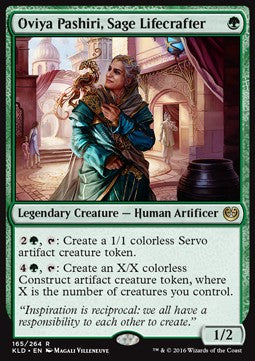 Oviya Pashiri, Sage Lifecrafter - Kaladesh (Rare) [KLD-165] Hauptbild