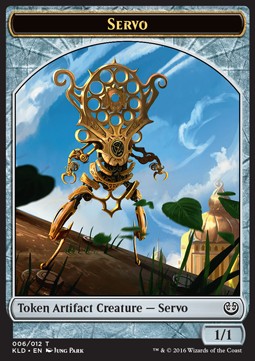 Servo Token (Artifact 1/1) (V.3) - Kaladesh (Token) [KLD-T6]
